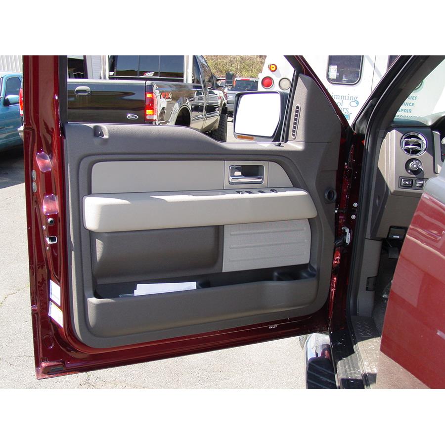 2014 Ford F-150 Limited Front door speaker location
