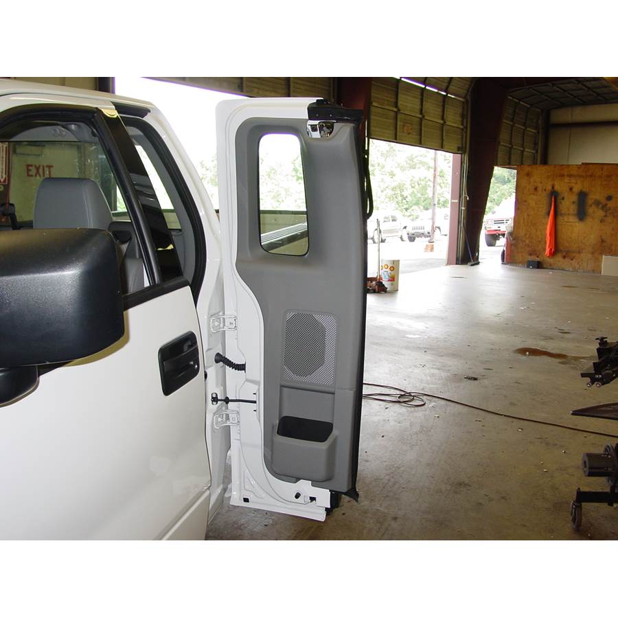 2008 Ford F-150 Rear door speaker location