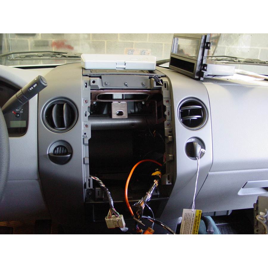 2008 Ford F-150 Factory radio removed