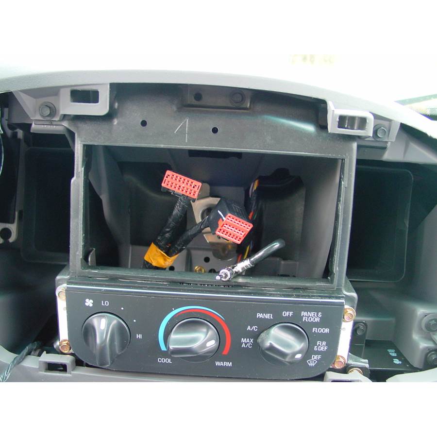 2003 Ford F-150 Factory radio removed