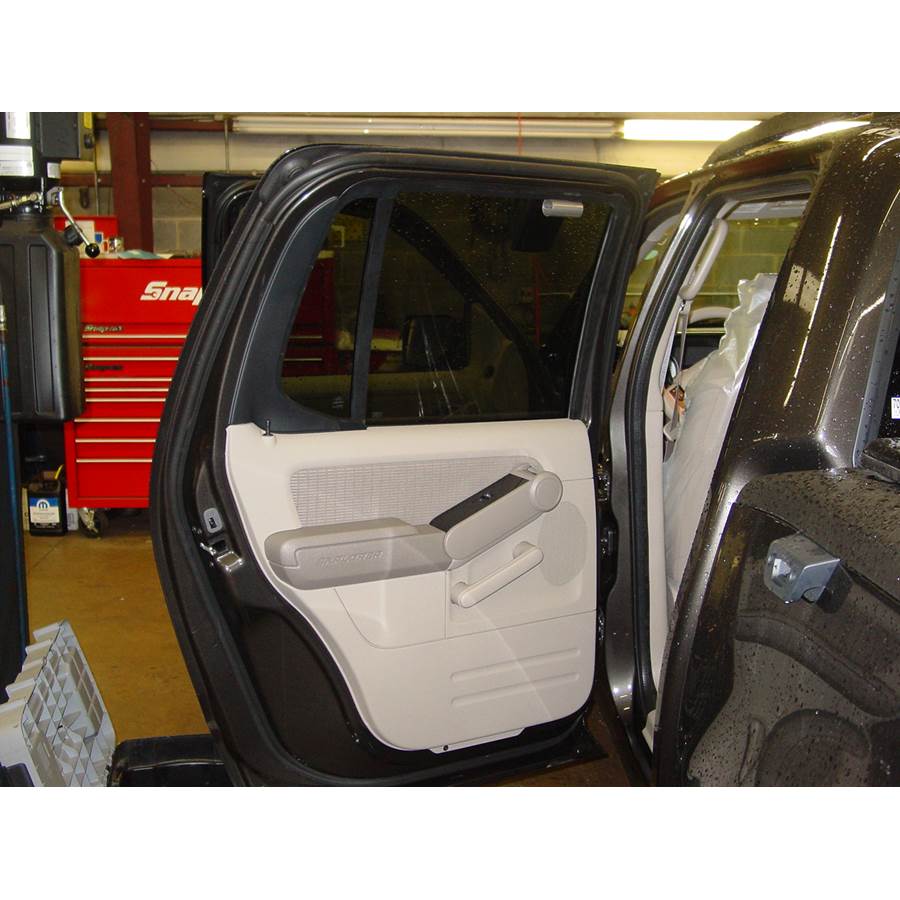 2009 Ford Explorer Sport Trac Rear door speaker location