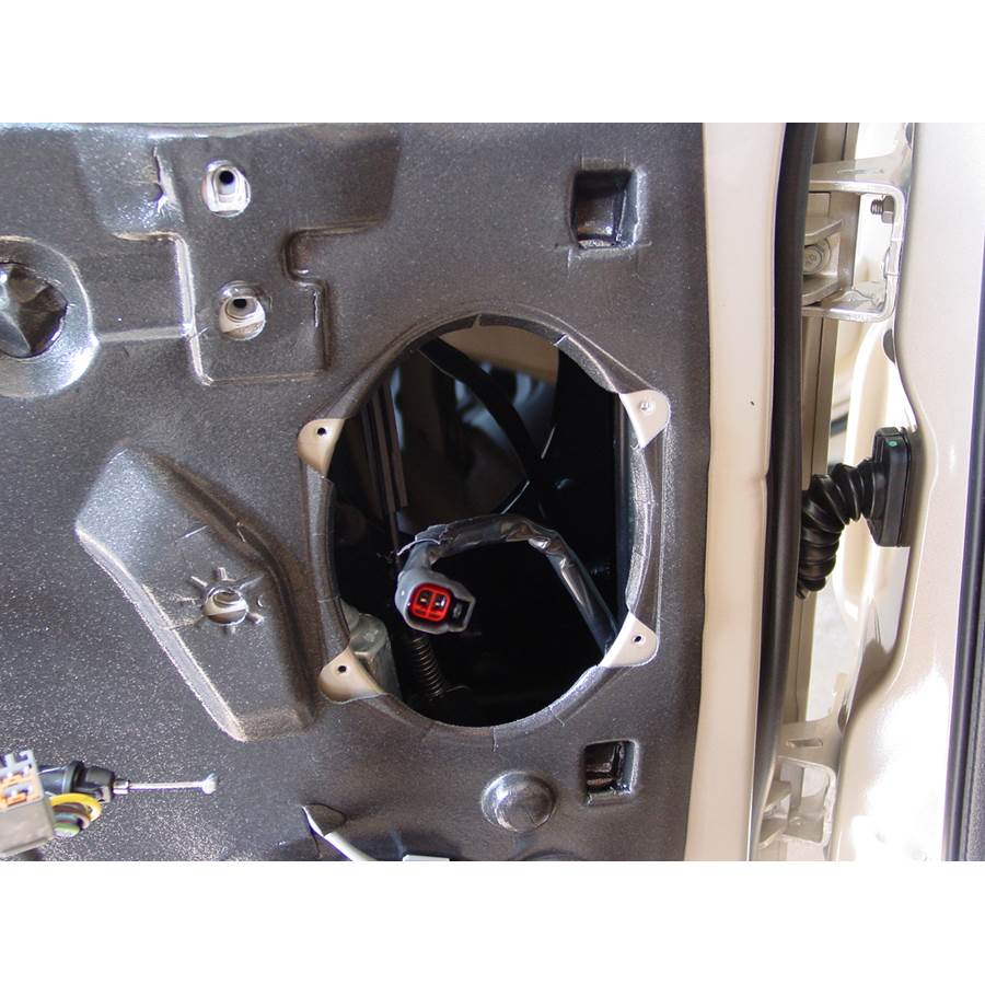 2010 Ford Explorer Sport Trac Rear door speaker removed