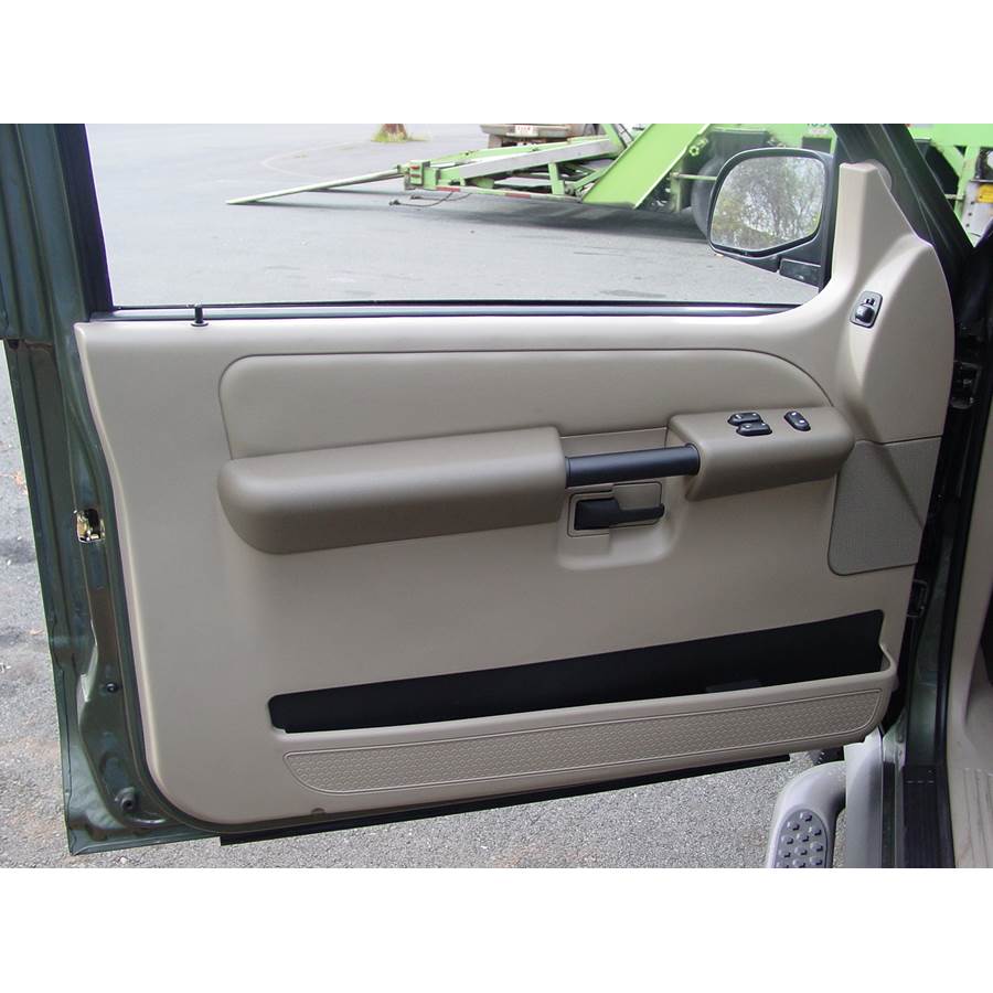 2001 Ford Explorer Sport Front door speaker location