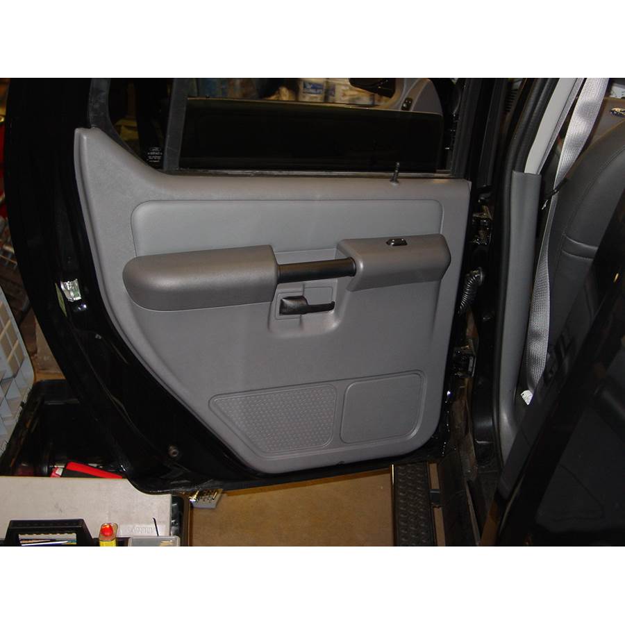2003 Ford Explorer Sport Trac Rear door speaker location