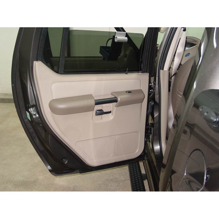 2003 Ford Explorer Sport Trac Rear door speaker location