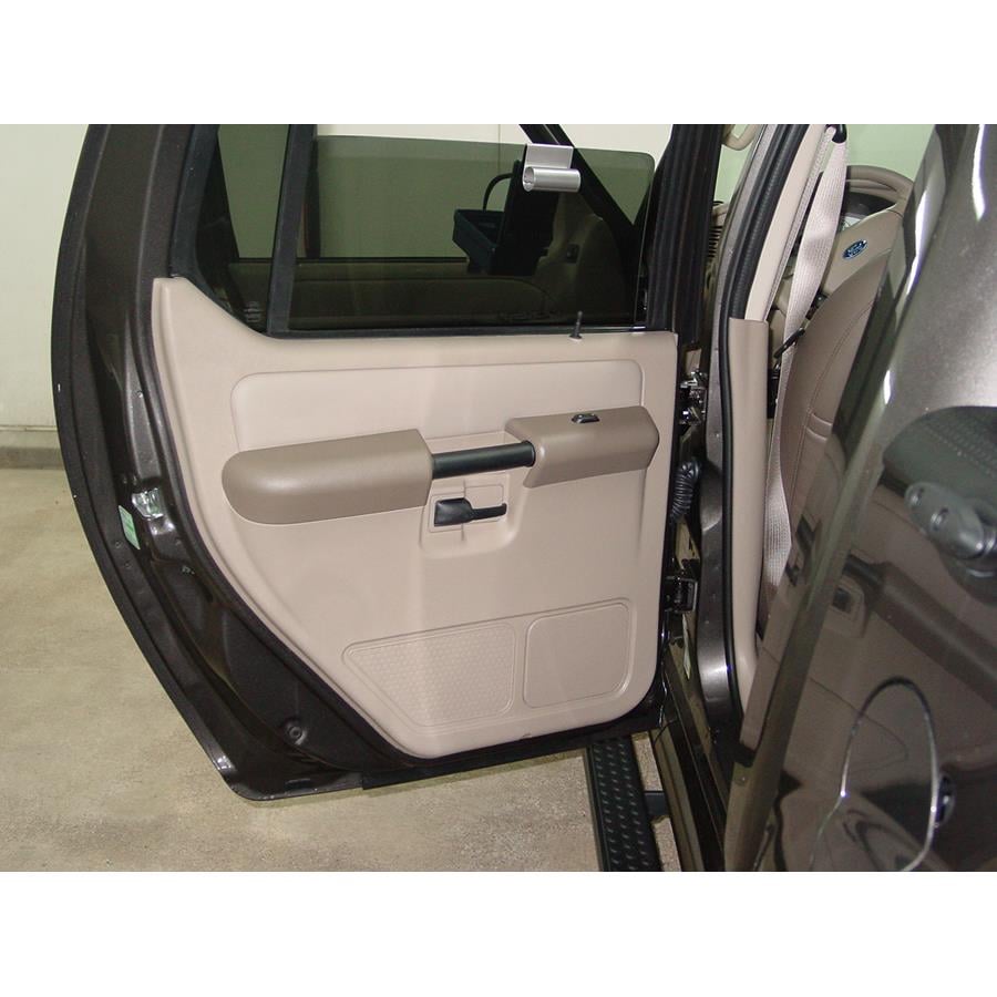 2004 Ford Explorer Sport Trac Rear door speaker location