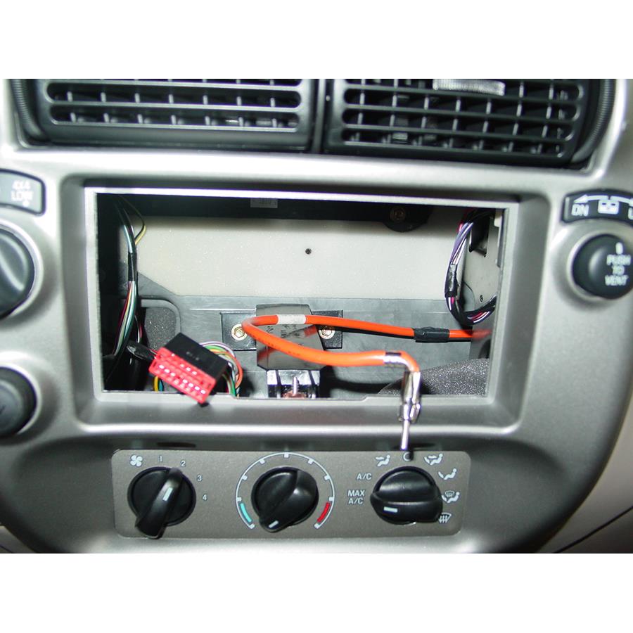 2005 Ford Explorer Sport Trac Factory radio removed