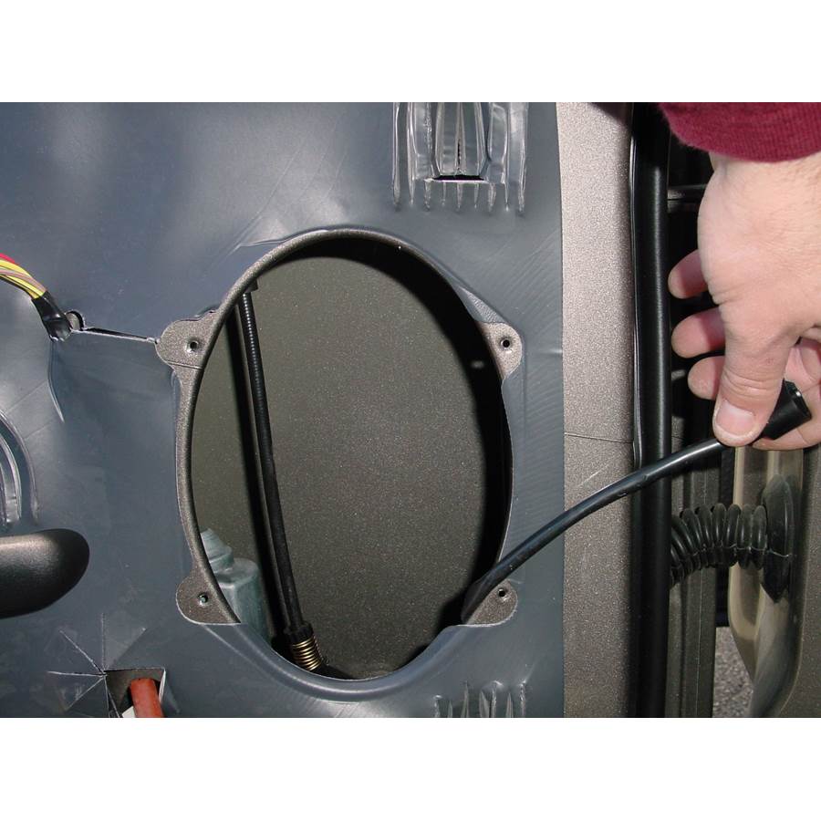 2002 Ford Explorer Rear door speaker removed