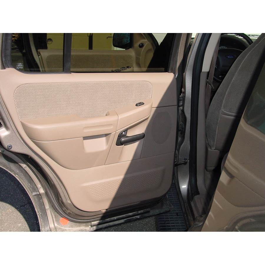 2005 Ford Explorer Rear door speaker location