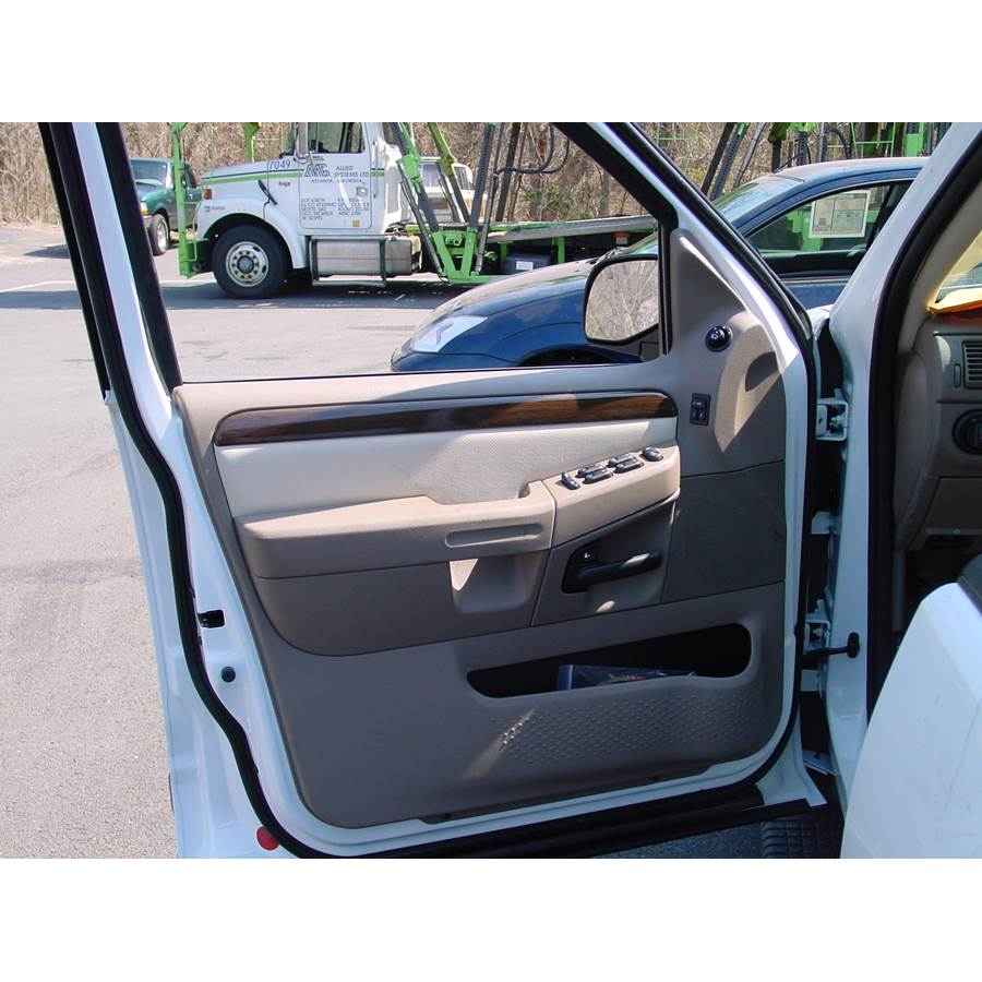 2002 Ford Explorer Front door speaker location