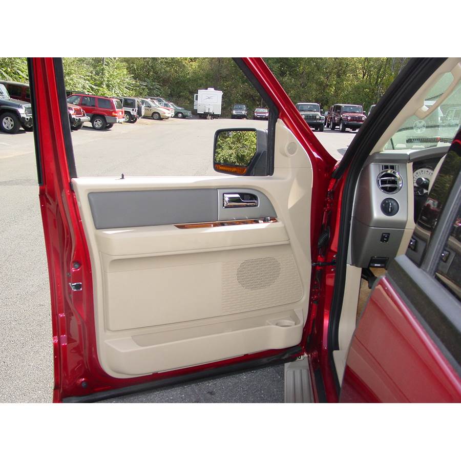 2009 Ford Expedition Front door speaker location