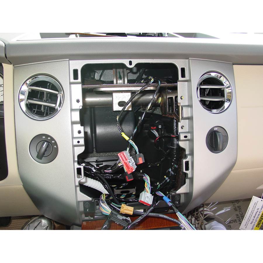 2010 Ford Expedition EL Factory radio removed