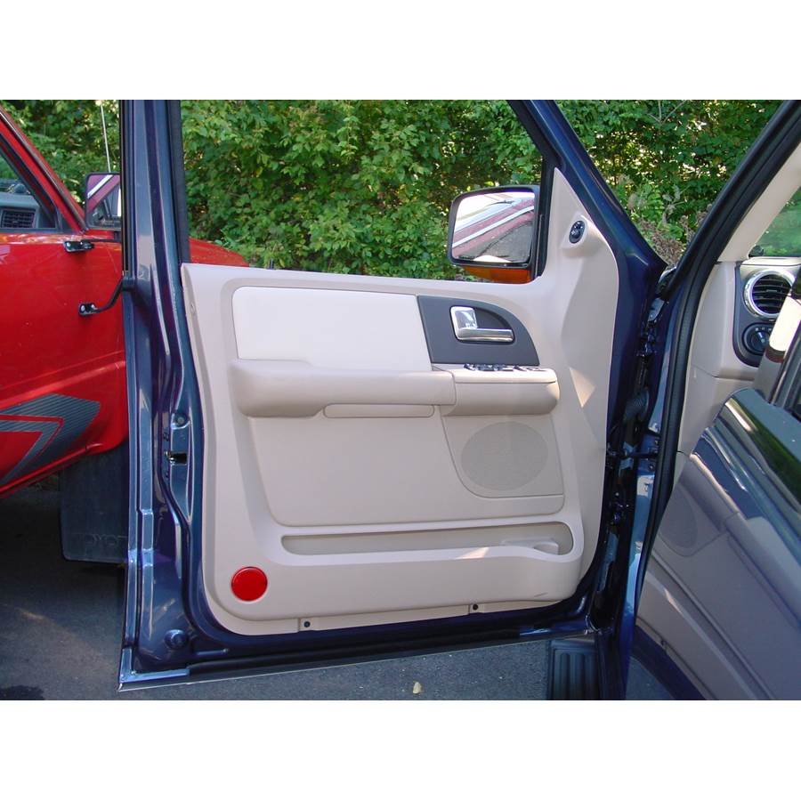 2003 Ford Expedition Front door speaker location