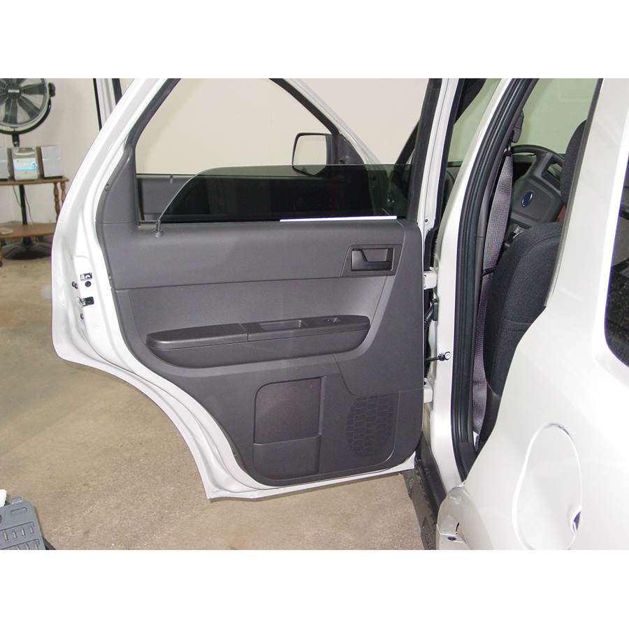 2012 Ford Escape Rear door speaker location