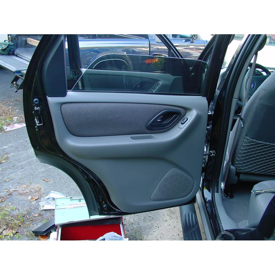2003 Ford Escape Rear door speaker location
