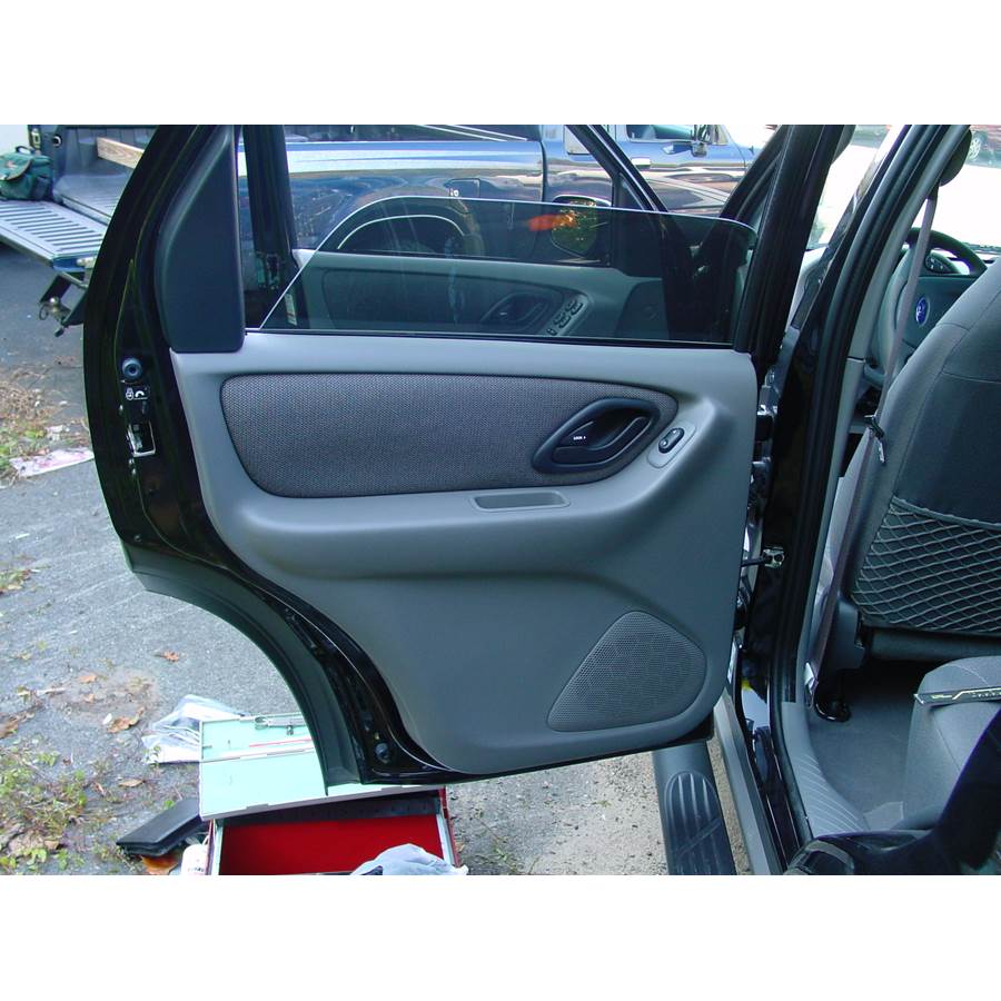 2007 Ford Escape Rear door speaker location