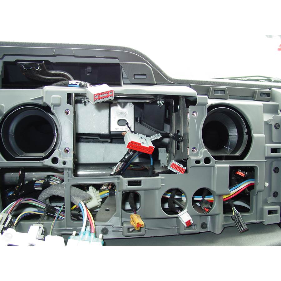 2009 Ford E Series Factory radio removed