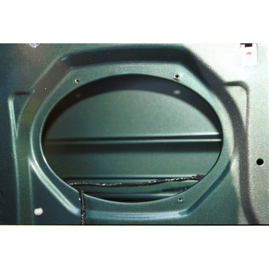 1998 Ford Econoline Rear door speaker removed