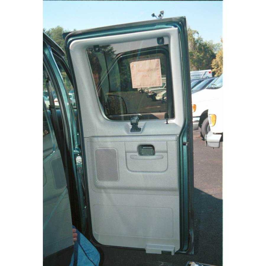 2004 Ford Econoline Rear door speaker location