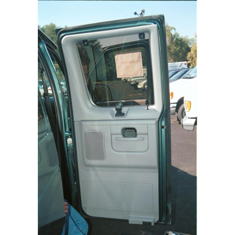 2008 Ford Econoline Rear door speaker location