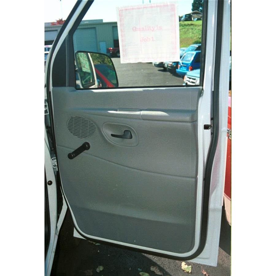 1997 Ford Econoline Front door speaker location