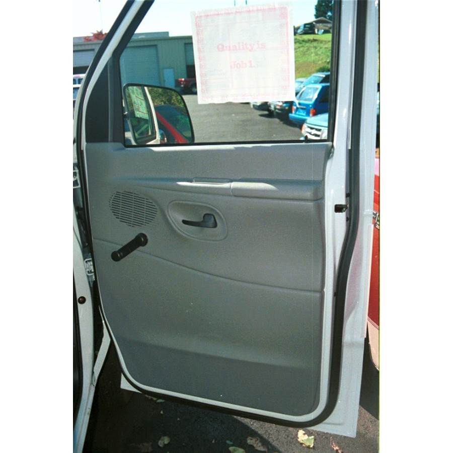 2005 Ford Econoline Front door speaker location