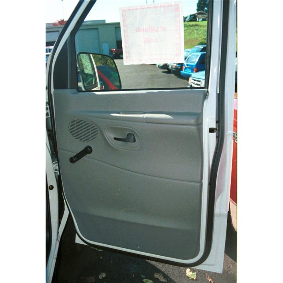 2008 Ford Econoline Front door speaker location
