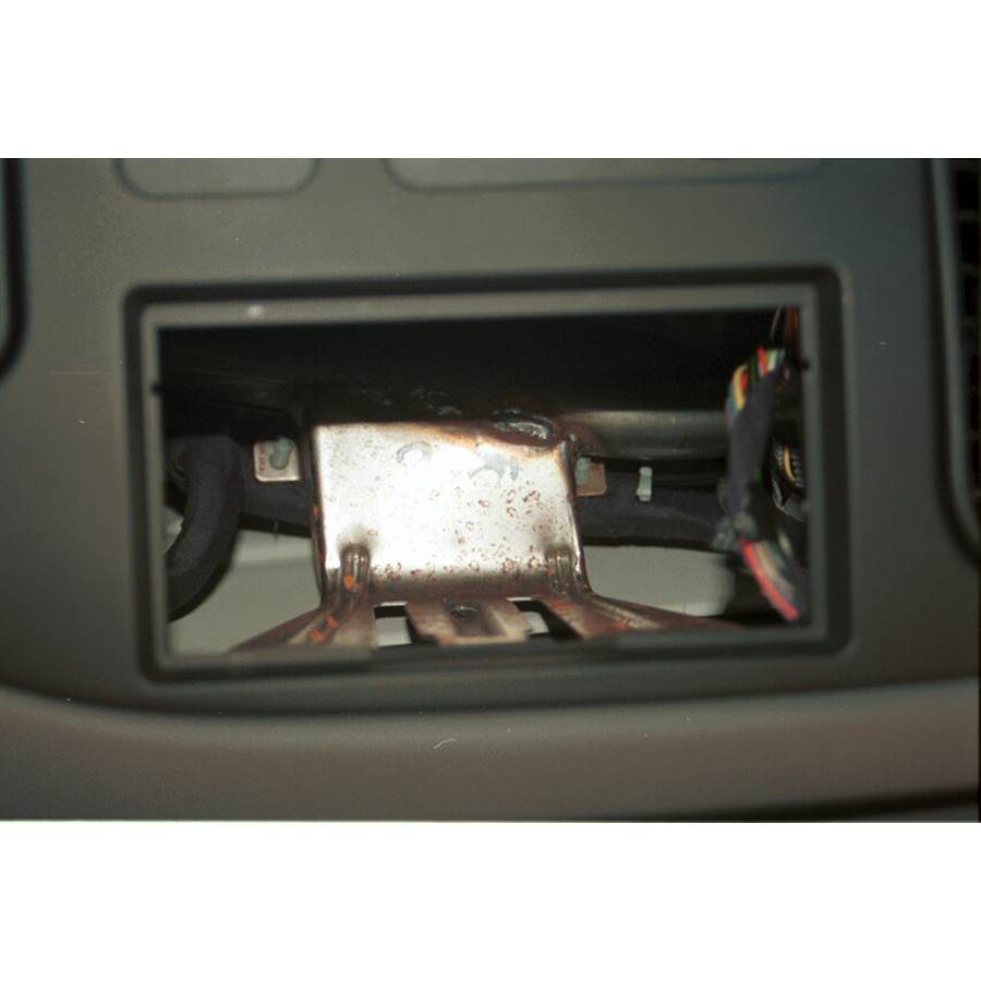 1998 Ford Econoline Factory radio removed
