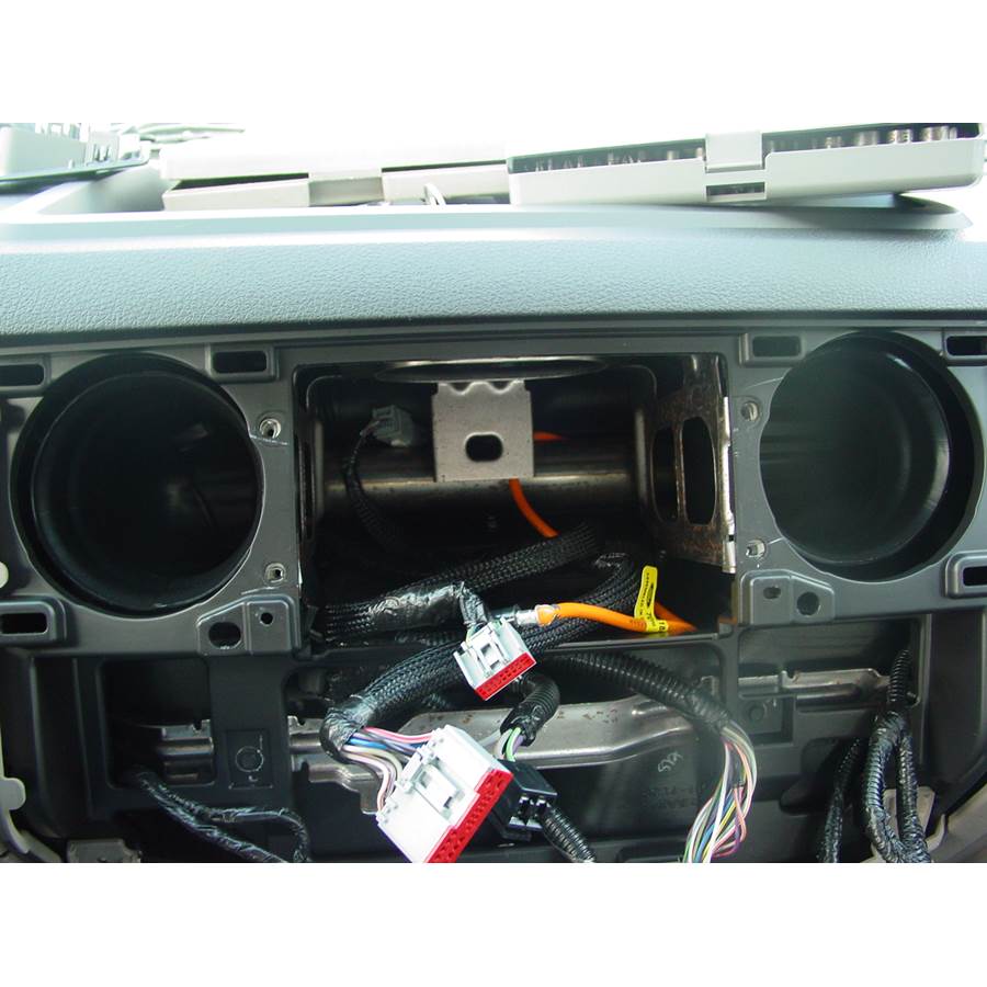 2010 Ford F-350 Factory radio removed