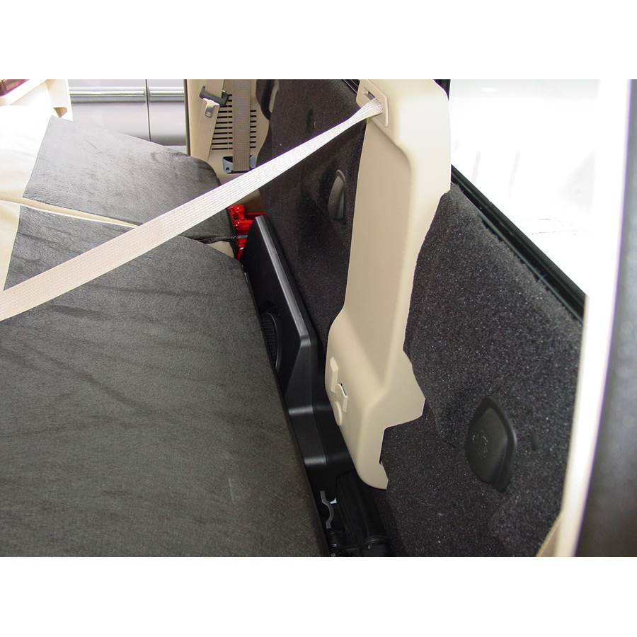 2009 Ford F-450 Factory subwoofer location