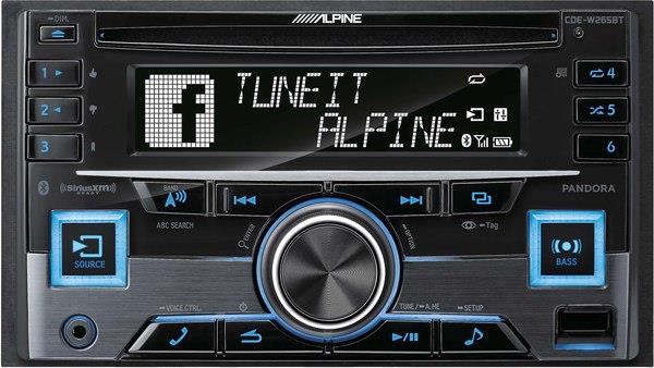 Alpine CDE-W265BT stereo