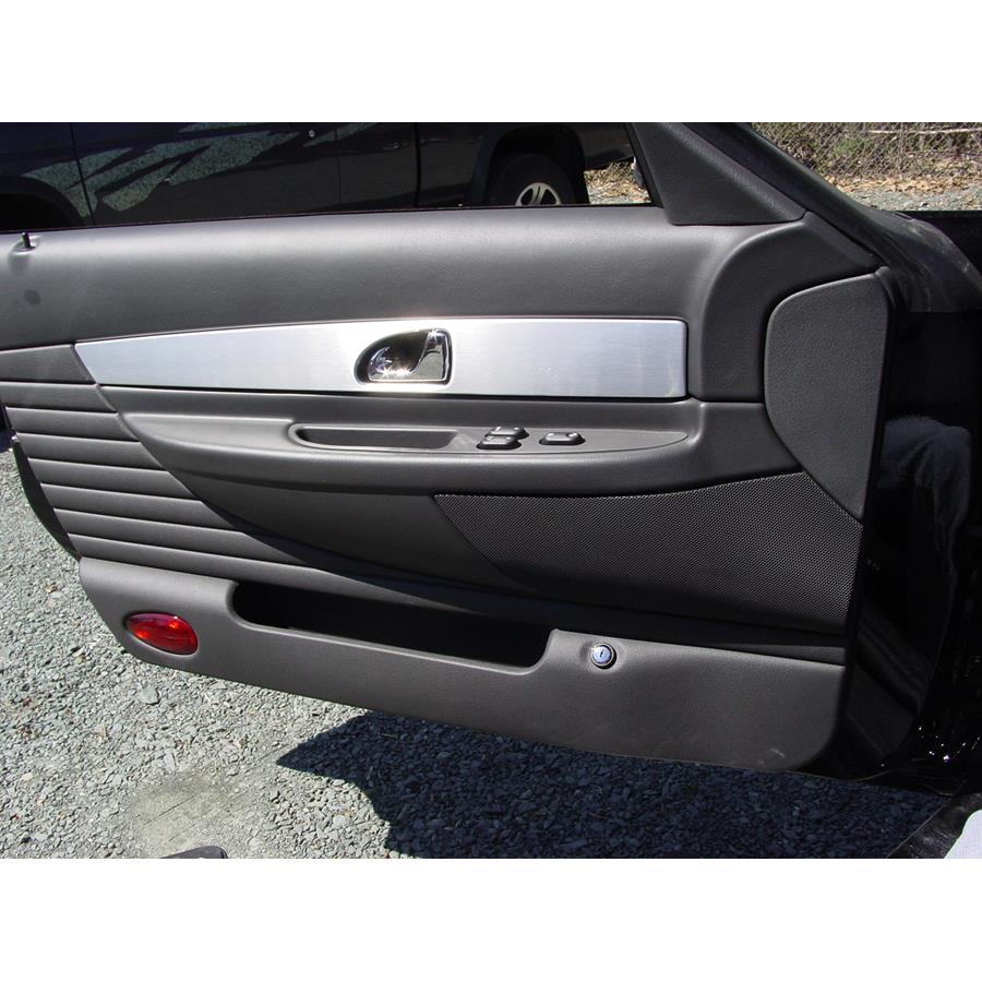 2003 Ford Thunderbird Front door speaker location