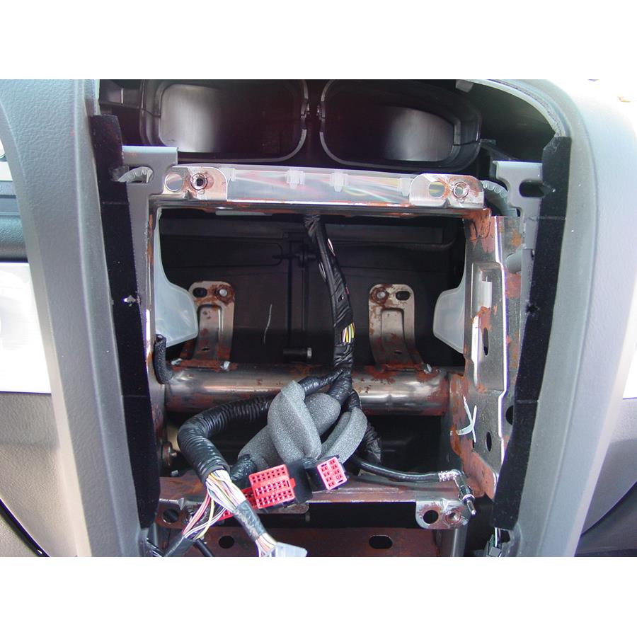 2005 Ford Thunderbird Factory radio removed
