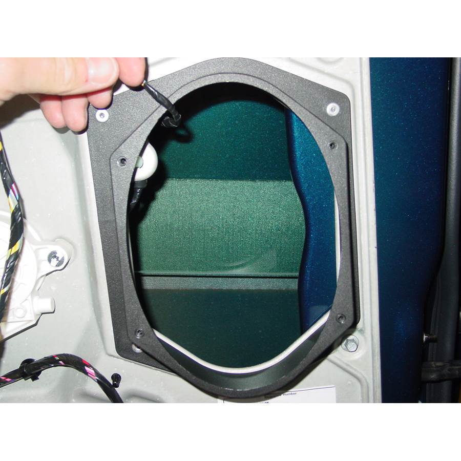 2005 Ford Freestyle Rear door speaker removed