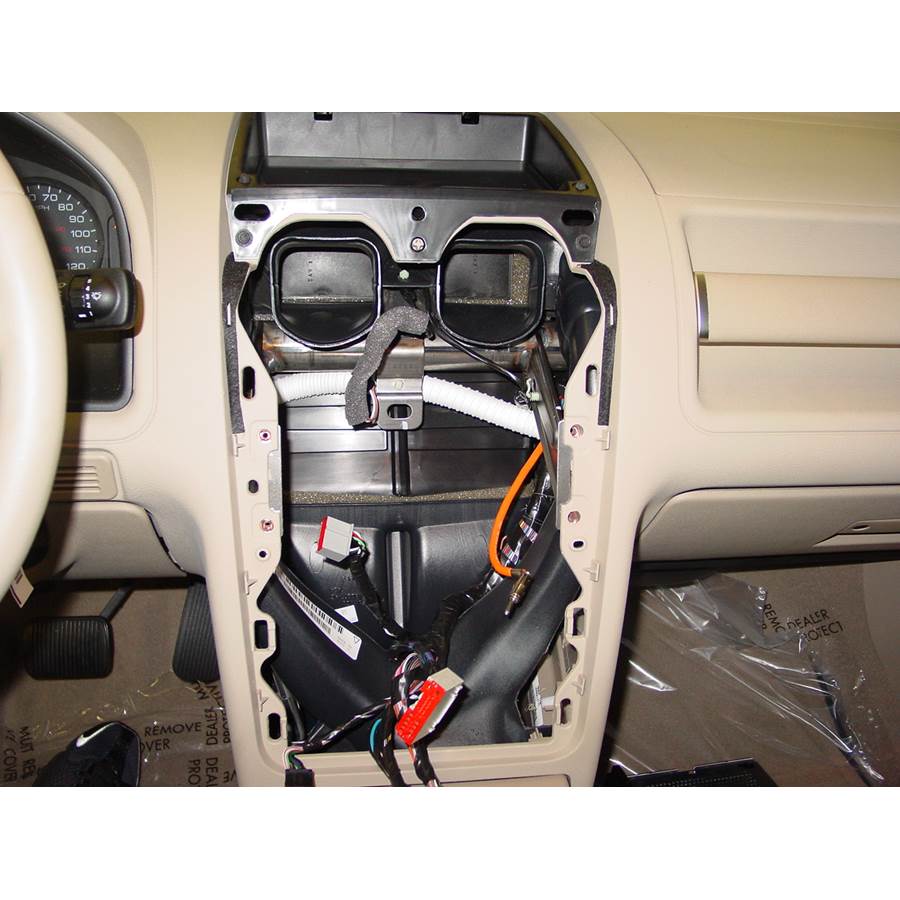 2006 Ford Freestyle Factory radio removed