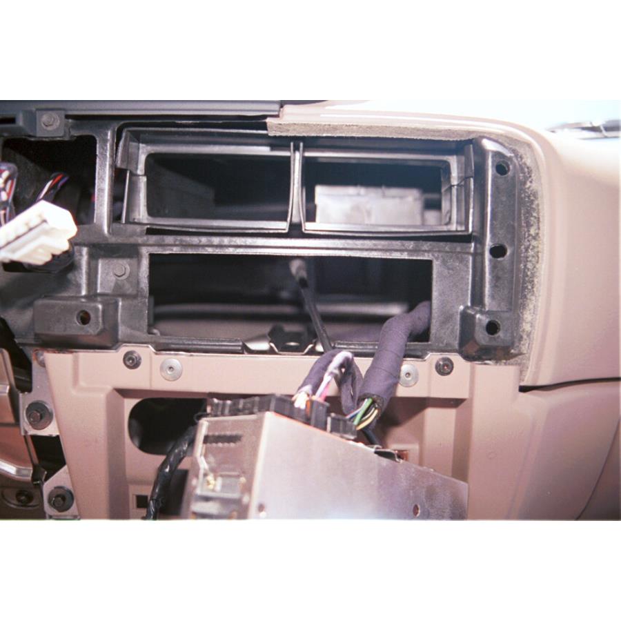1997 Ford Aerostar Factory radio removed
