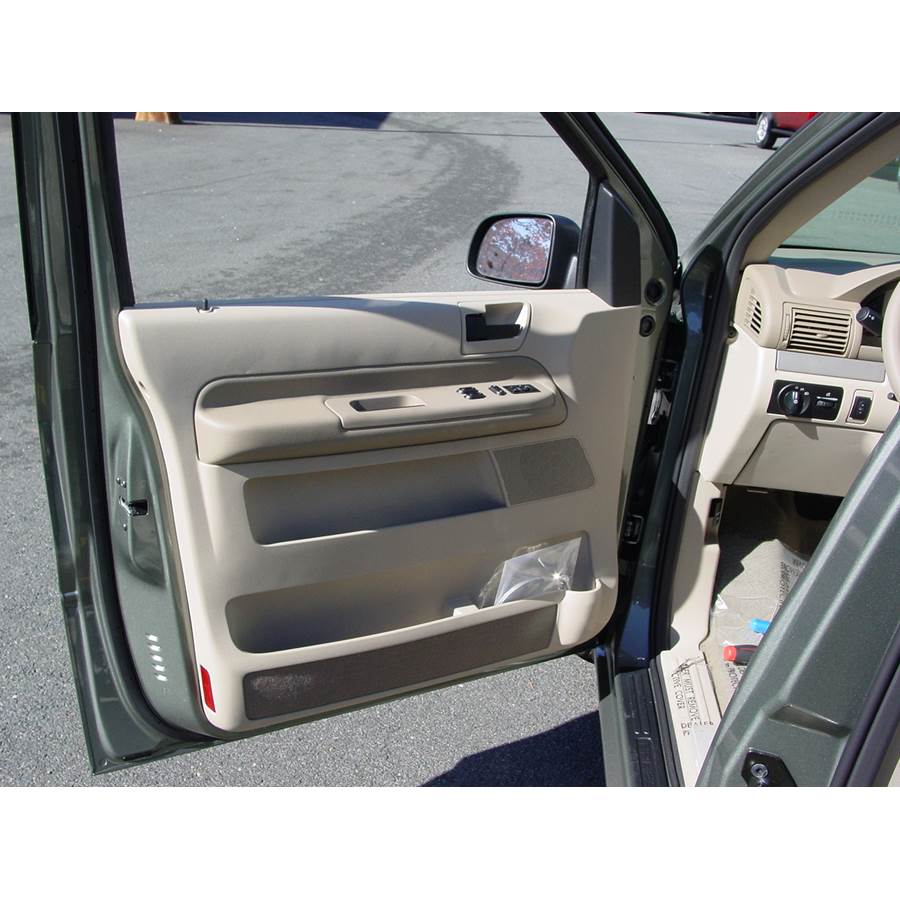2005 Ford Freestar Front door speaker location