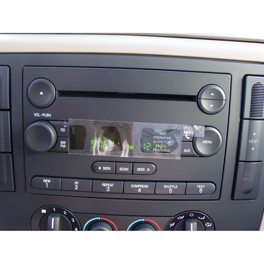 2004 Ford Freestar Factory Radio