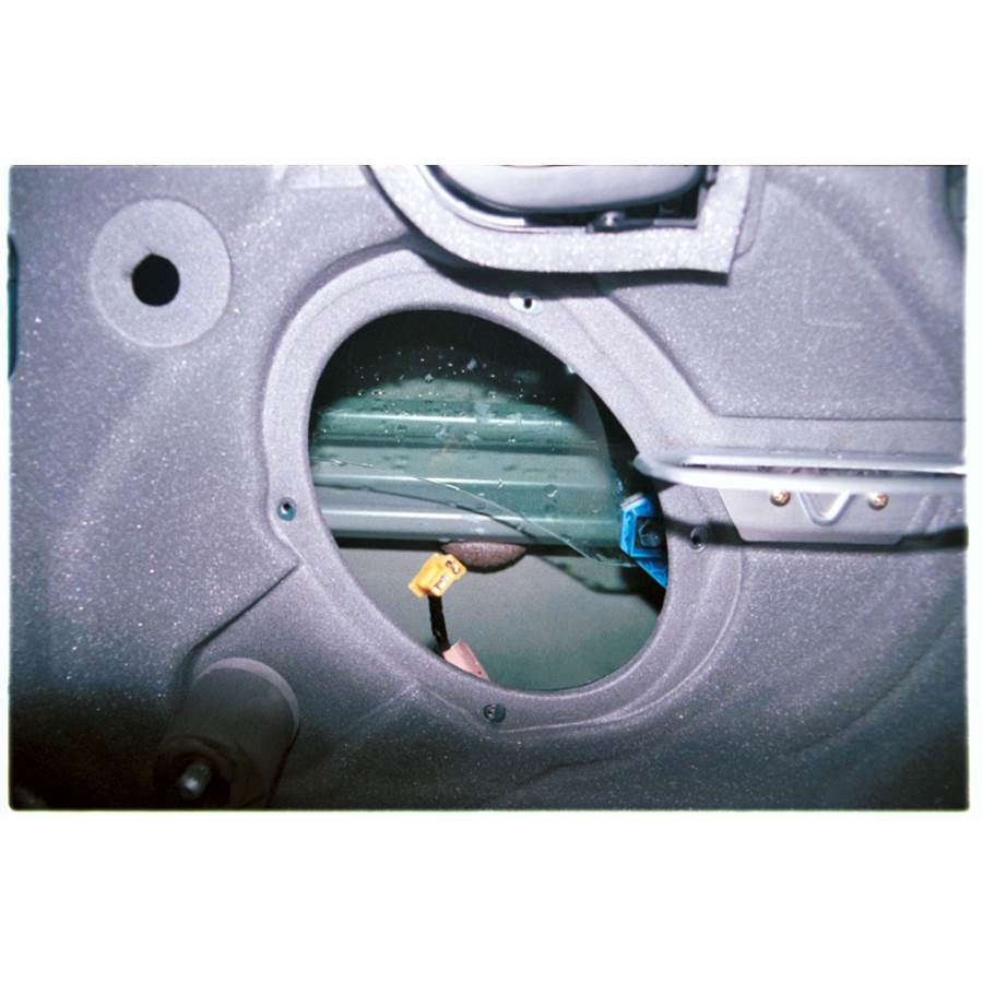 1999 Ford Contour Rear door speaker removed
