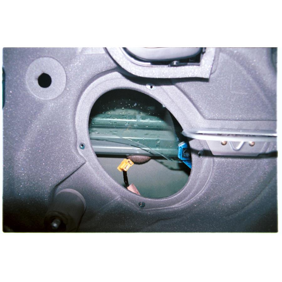 2000 Ford Contour Rear door speaker removed