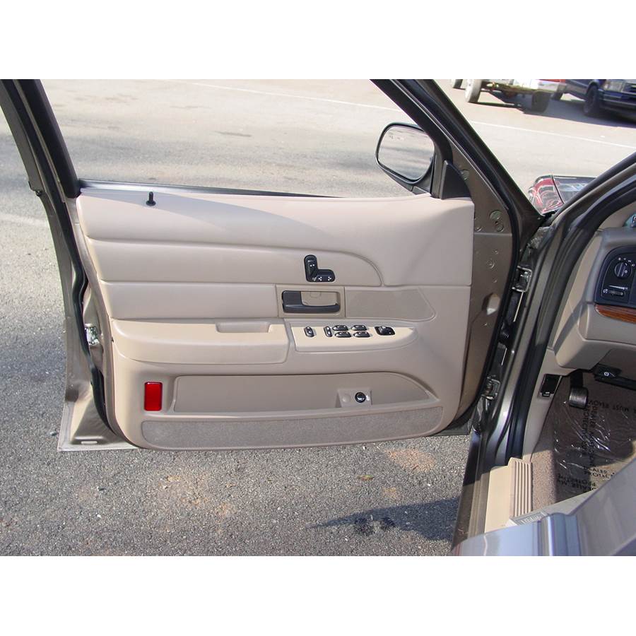 2003 Ford Crown Victoria Front door speaker location