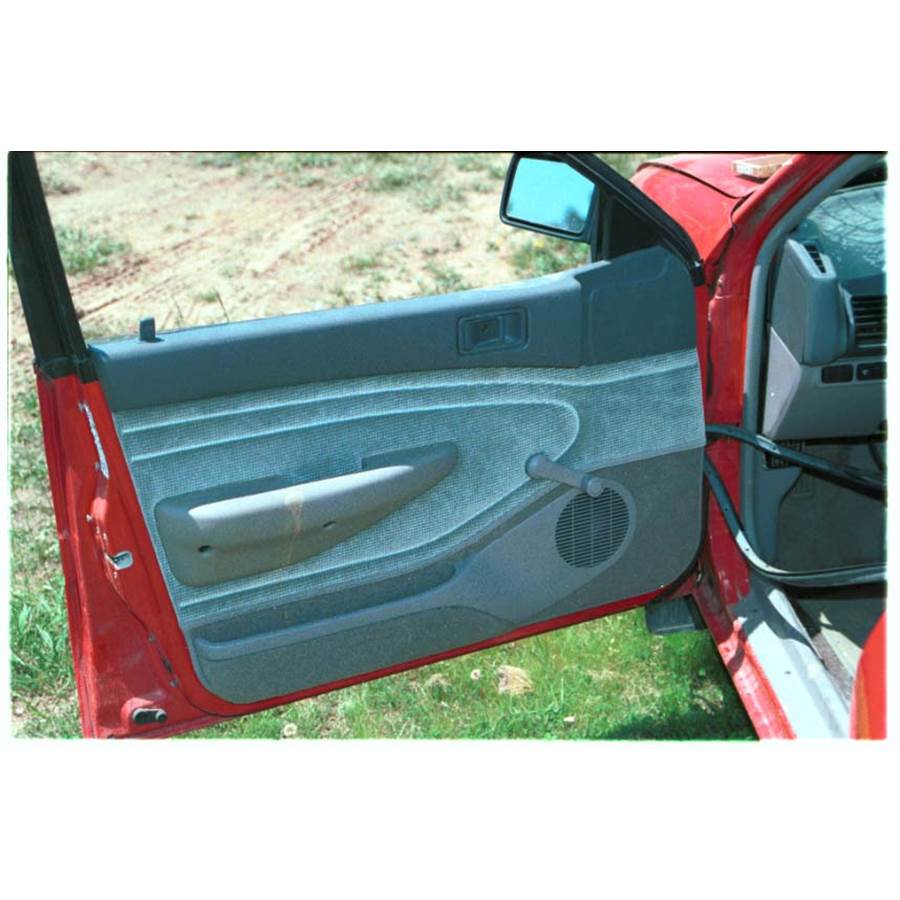 1996 Ford Escort LX Front door speaker location