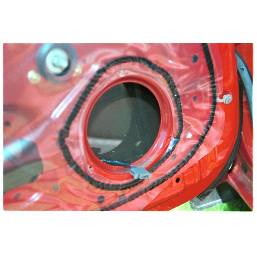 1996 Ford Escort LX Front speaker removed