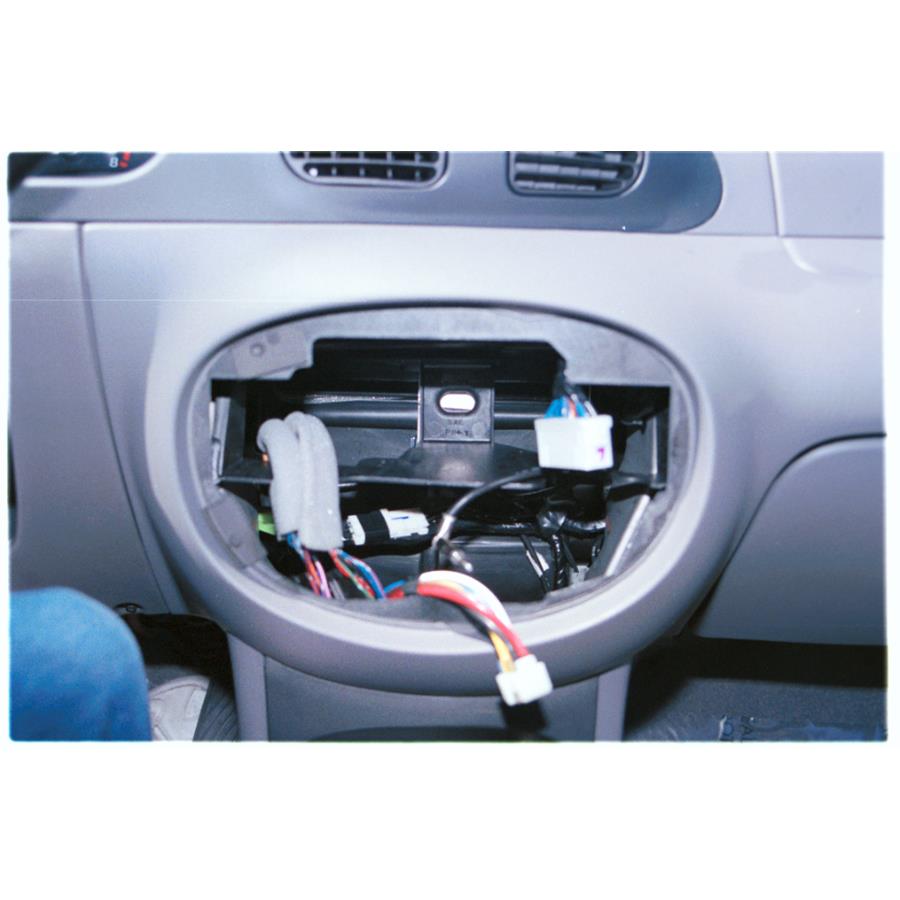 1998 Ford Escort Factory radio removed