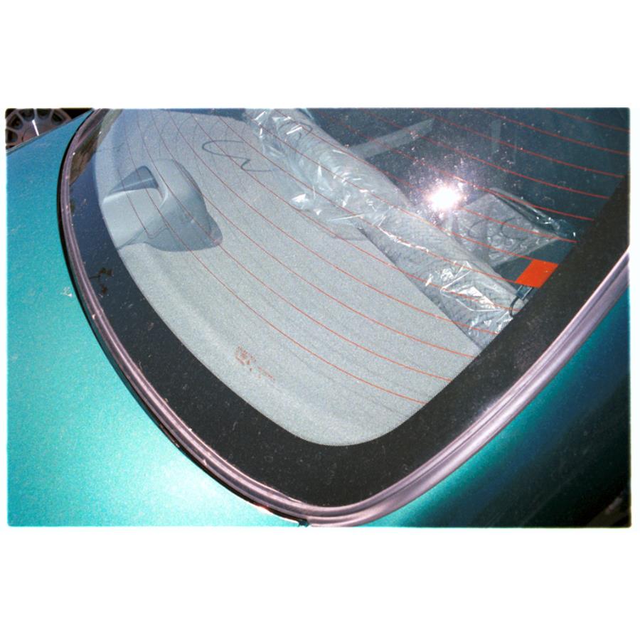 1998 Ford Escort Rear deck speaker location
