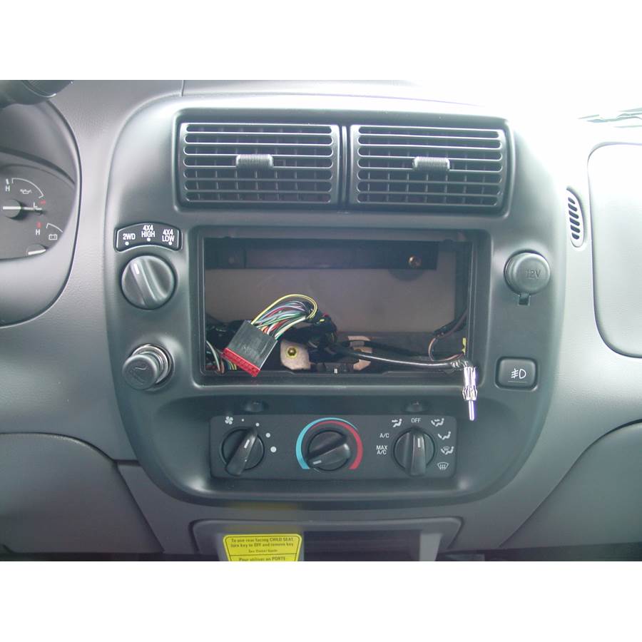 1998 Mazda B Series Factory radio removed