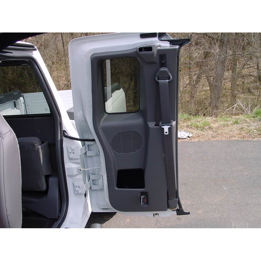 1998 Mazda B Series Rear door speaker location