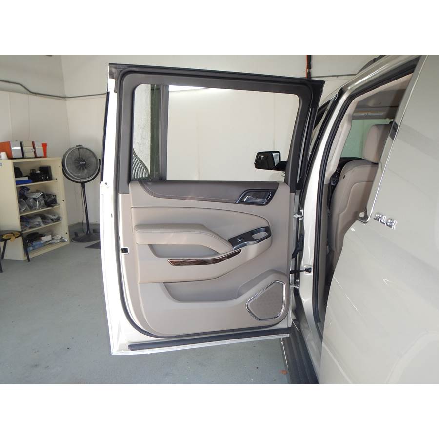 2015 GMC Yukon XL Rear door speaker location