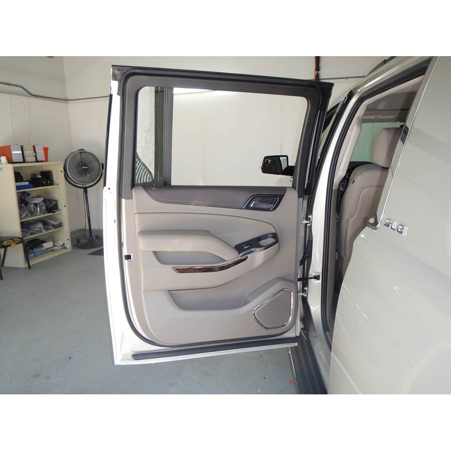 2019 GMC Yukon Rear door speaker location