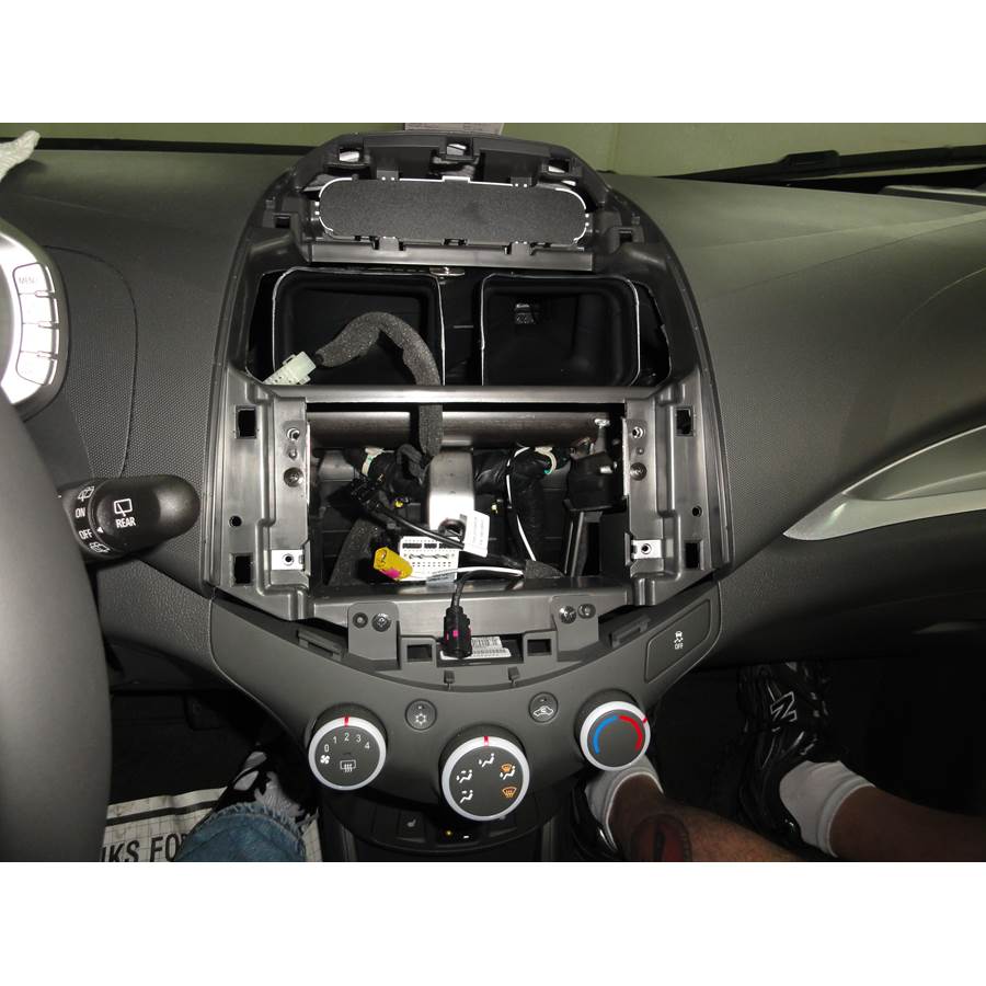 2015 Chevrolet Spark Factory radio removed